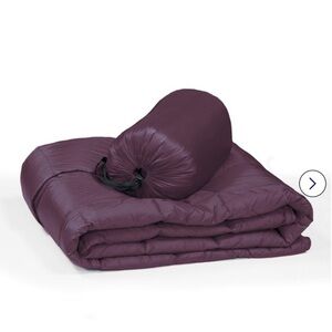 Packable down blanket, 60”x70” twin